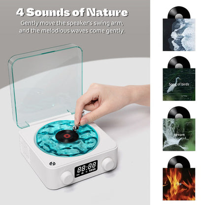 B1G1 Premium Waves Retro Bluetooth Vinyl Record Player Light 🎁
