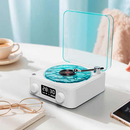 B1G1 Premium Waves Retro Bluetooth Vinyl Record Player Light 🎁