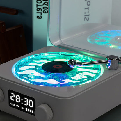 B1G1 Premium Waves Retro Bluetooth Vinyl Record Player Light 🎁