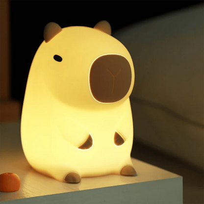 MeWaii® Highland Cow Silicone Squishy LED Night Light - Perfect Gift for Kids and Girls